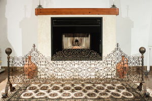 Wrought Iron Fireplace Guard