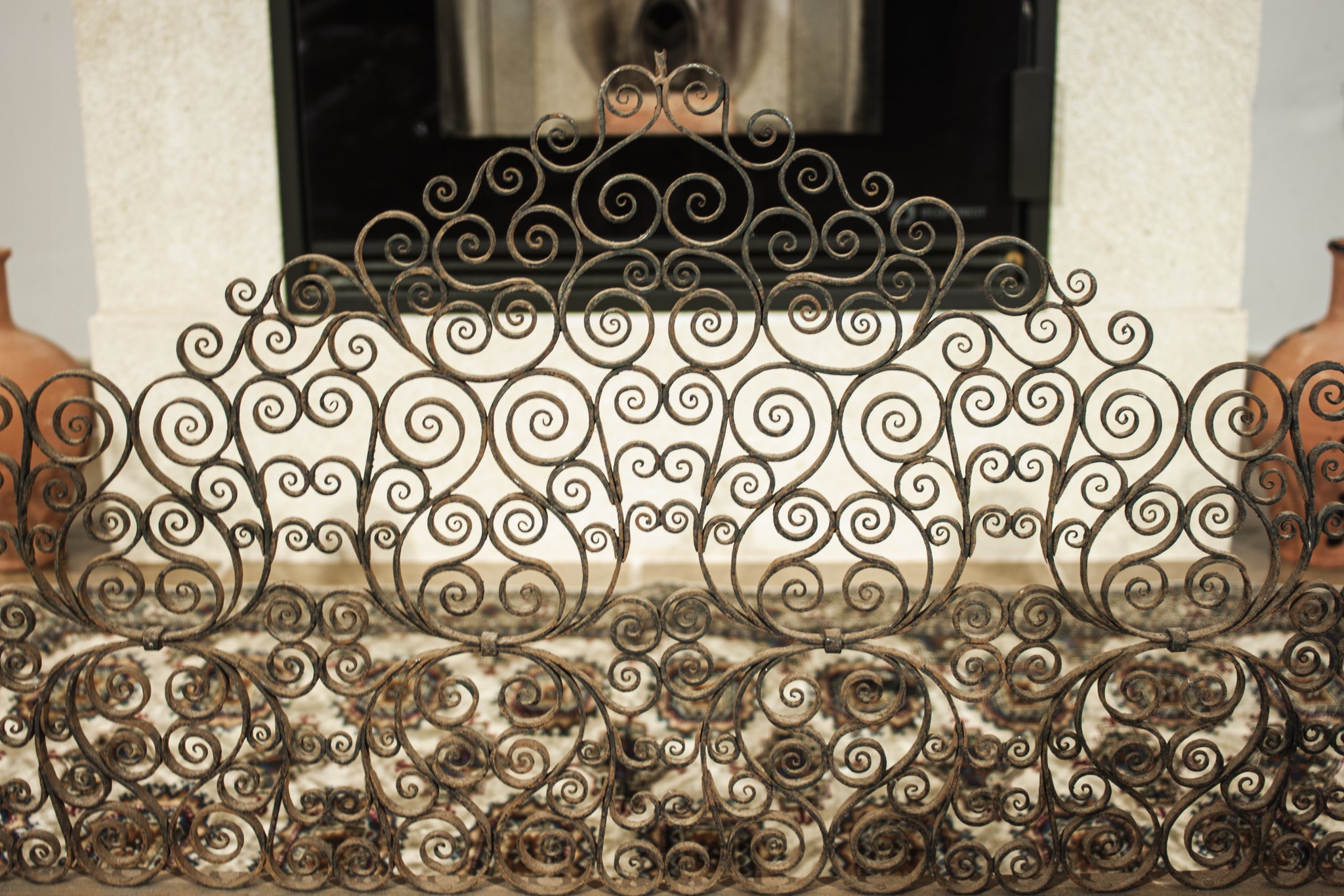 Wrought Iron Fireplace Guard