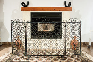 Wrought Iron Fireplace Guard
