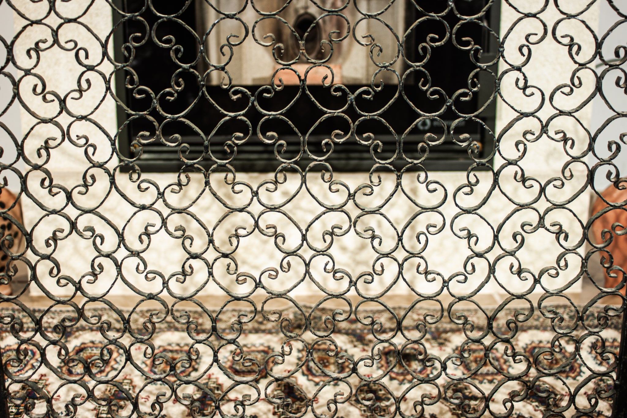 Wrought Iron Fireplace Guard