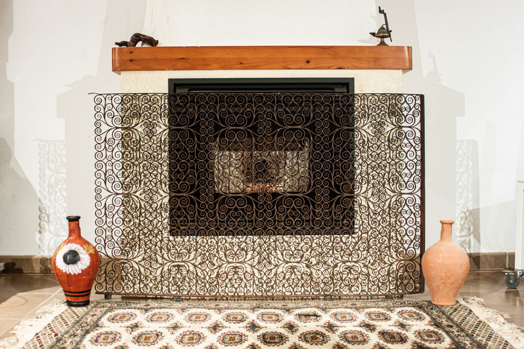 Wrought Iron Fireplace Guard